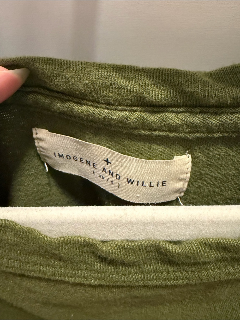 Imogene and Willie - Vibrant Olive Green Women’s Tee - Picture 2 of 2
